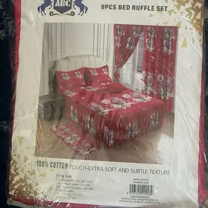 9 pcs Bed Ruffle se