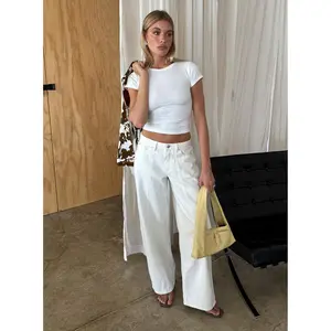 Lando Low Rise Straight Leg Jeans White