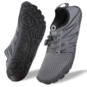 Women's Water Quick-Dry Stream Tracing Shoes, Breathable Mesh Fabric, Striped Pattern, Swimming, Hiking and Beach Activities