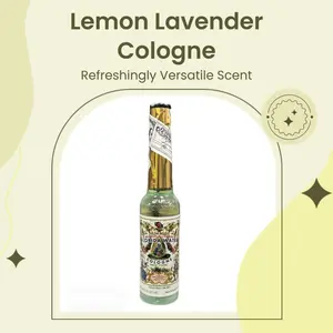 Florida Water Lemon & Lavender Unisex Fragrance Cologne Spray 7.5 Fl Oz Single Item for Men and Women Refreshing Aroma Everyday Use