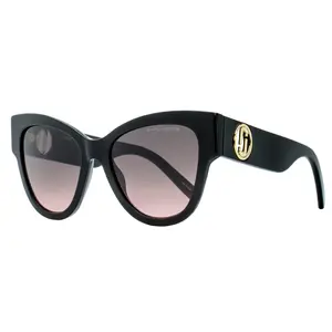 Marc Jacobs Double J Logo Sunglasses Marc 697/S 807FF Black 53mm