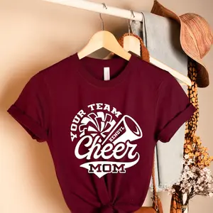 Personalized Cheer Mom Shirt, Cheerleader Shirt, Cheer Mom Shirt Megaphone, Cheer Mom Gift, Custom Cheer Mom Shirt, Cheerleader Team