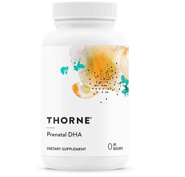 THORNE - Prenatal DHA - 650 mg DHA and 200 mg of EPA - Supports Baby’s Brain & Nervous System Development from Pregnancy to Nursing* - 30 Servings