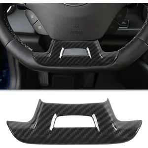for Chevrolet Camaro Steering Wheel Trim Decoration Cover Interior Accessories for Chevrolet Camaro 2017-2022 (Carbon Fiber)