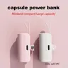 Portable Wireless Rechargeable Compact Large Capacity Power Bank, 5000mah Lithium Ion Battery, Supports iOS & Type-C Output, iPhone & Android