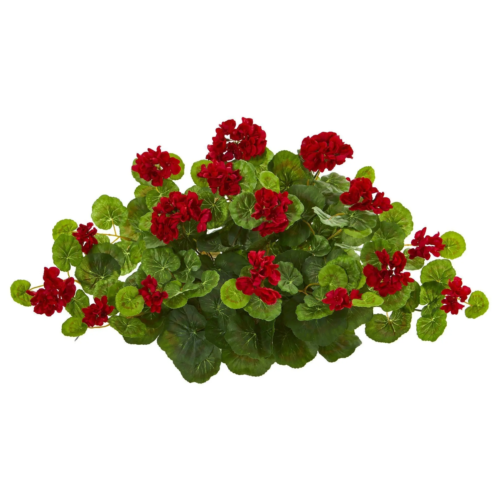 24 In Silk Fake Flower, Vibrant Artificial Geranium with Foam Base, Decorative Ledge Plant for Home Decor 24 In Silk Fake Flower, Vibrant Artificial Geranium with Foam Base, Decorative Ledge Plant for Home Decor