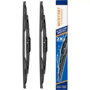 18"+18" Front Windshield Wiper Blades Compatible with Ford Ranger 1993-2011 Chevrolet HHR 2006-2011 Jeep Commander 2006-2010 for My Car Original Equipment Automotive Replacement (Set of 2)