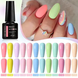 12pcs Creamy Macaron Gel Nail Polish Set, Semi-Permanent UV/LED Cured Nail Art Varnish, Spring Summer Collection, Ideal Gift for Girls, Fashionable Nail Gel, Poly Gel Kit, Nail Care, Gel Manicure