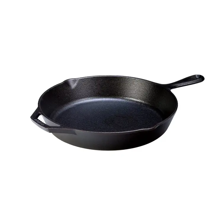 Lodge 12" Seasoned Cast Iron Skillet, Durable Kitchen Cookware for Stovetop, Oven Use
