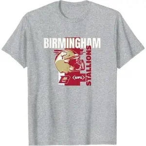 Birmingham Stallions: Helmet Frame T-Shirt