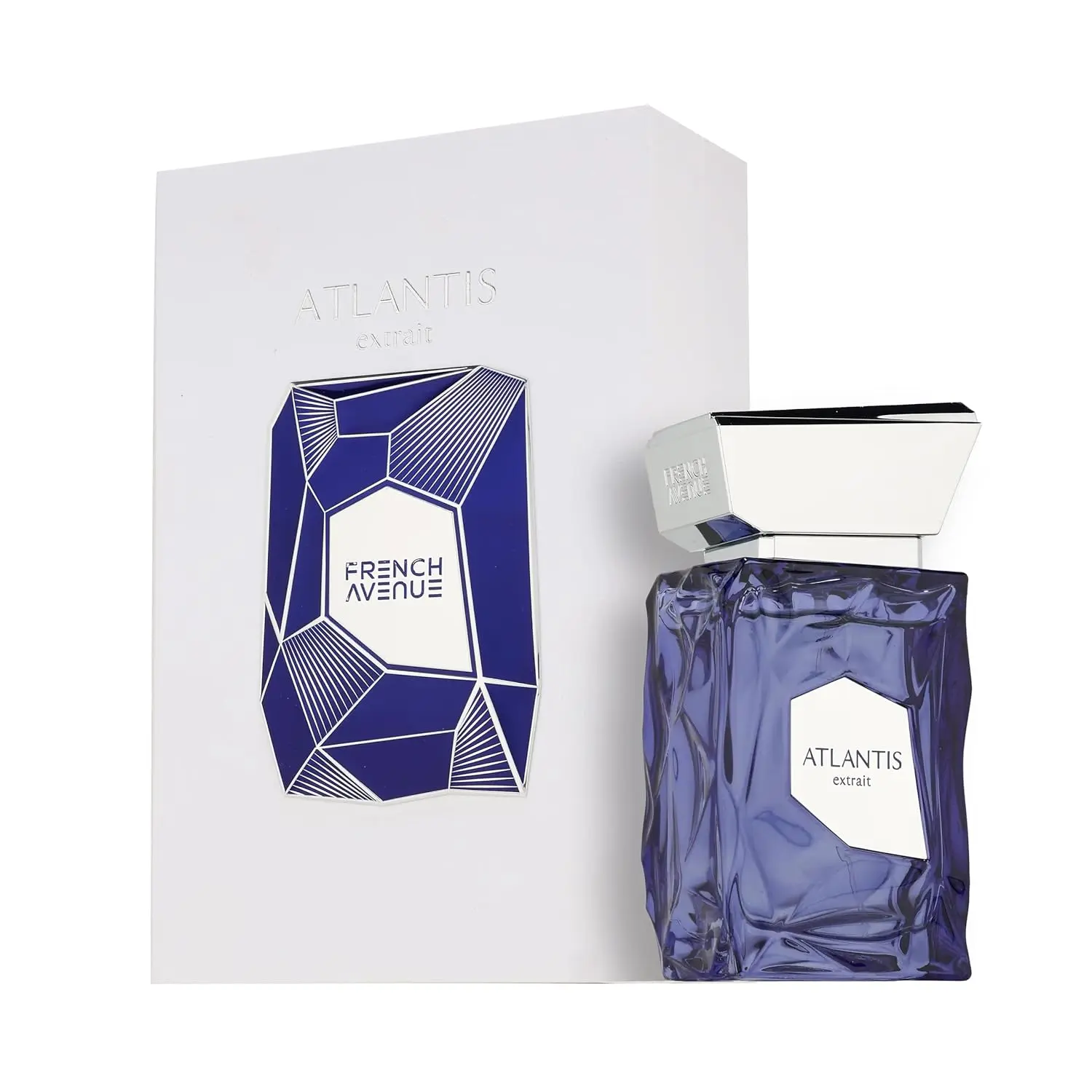 French Avenue Atlantis Men's Extrait de Parfum, Aromatic Aquatic and Woody Fragrance with Notes of Lemon and Watermelon, 100 ml, Single Item