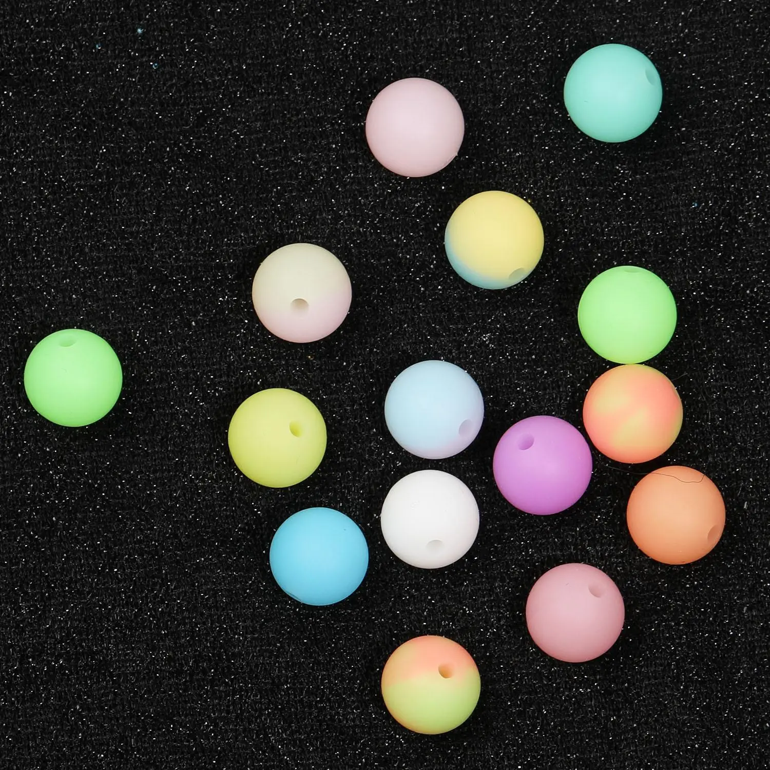 YM769008 12MM round luminous 50PCS