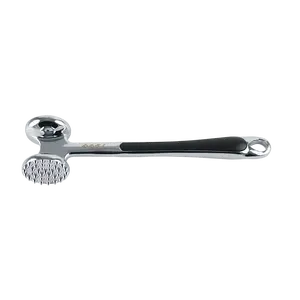 Yanosaku Professional Meat Tenderizer Mallet - Heavy Duty Steak Tenderizer Tool for Tenderizing Chicken, Pork, Beef & Marinades - Stainless Steel & Non-Slip Handle