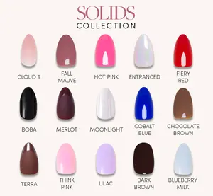 Glamnetic Solid Press-On Nail Collection Glamnetic Solid Press-On Nail Collection