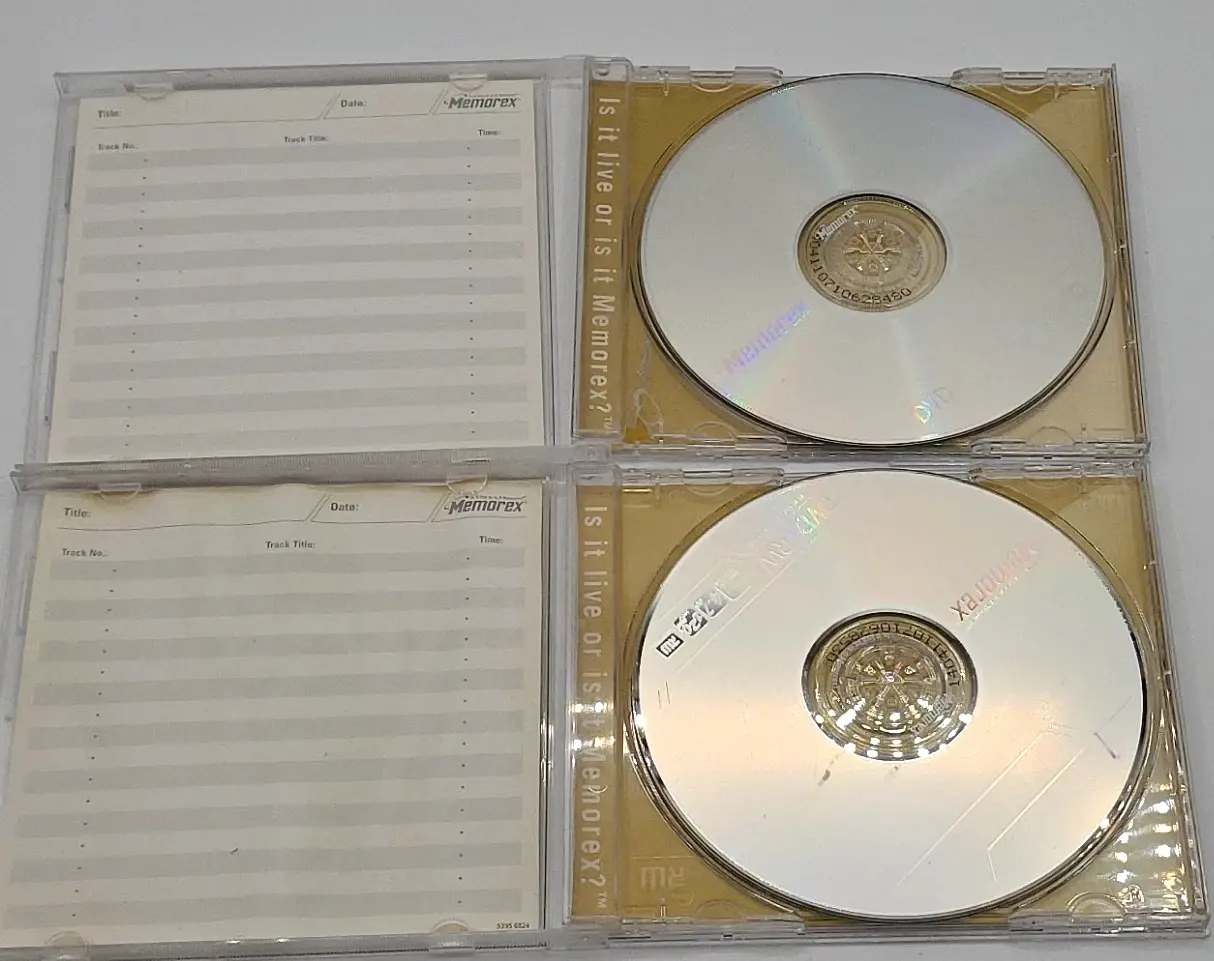 Memorex DVD+RW in Jewel Cases 2 Pack - Rewritable 4X 4.7GB 120 min