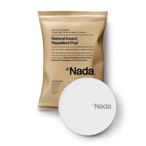 deNada Insect Pod Plant-Based Repellent Natural Essential Oil for Ants Roaches Spiders Eco-Friendly Pest Control Pods