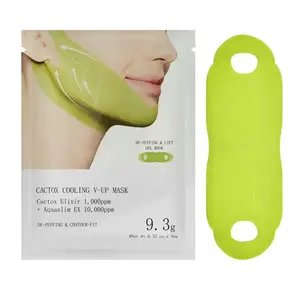 CACTOX V-Line Jawline Band | Cooling Cactus Depuffing Bandage | Firming Skincare Accessory