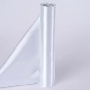12"x10 Yards White Satin Fabric Bolt, DIY Craft Wholesale Fabric