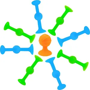 Kids Creative Puzzle Toy, Suction Cup Dart Soft Blocks Set, Darts Gear, Darts Sets, Unisex Educational Game, No Battery Required, Age Appropriate Fun!