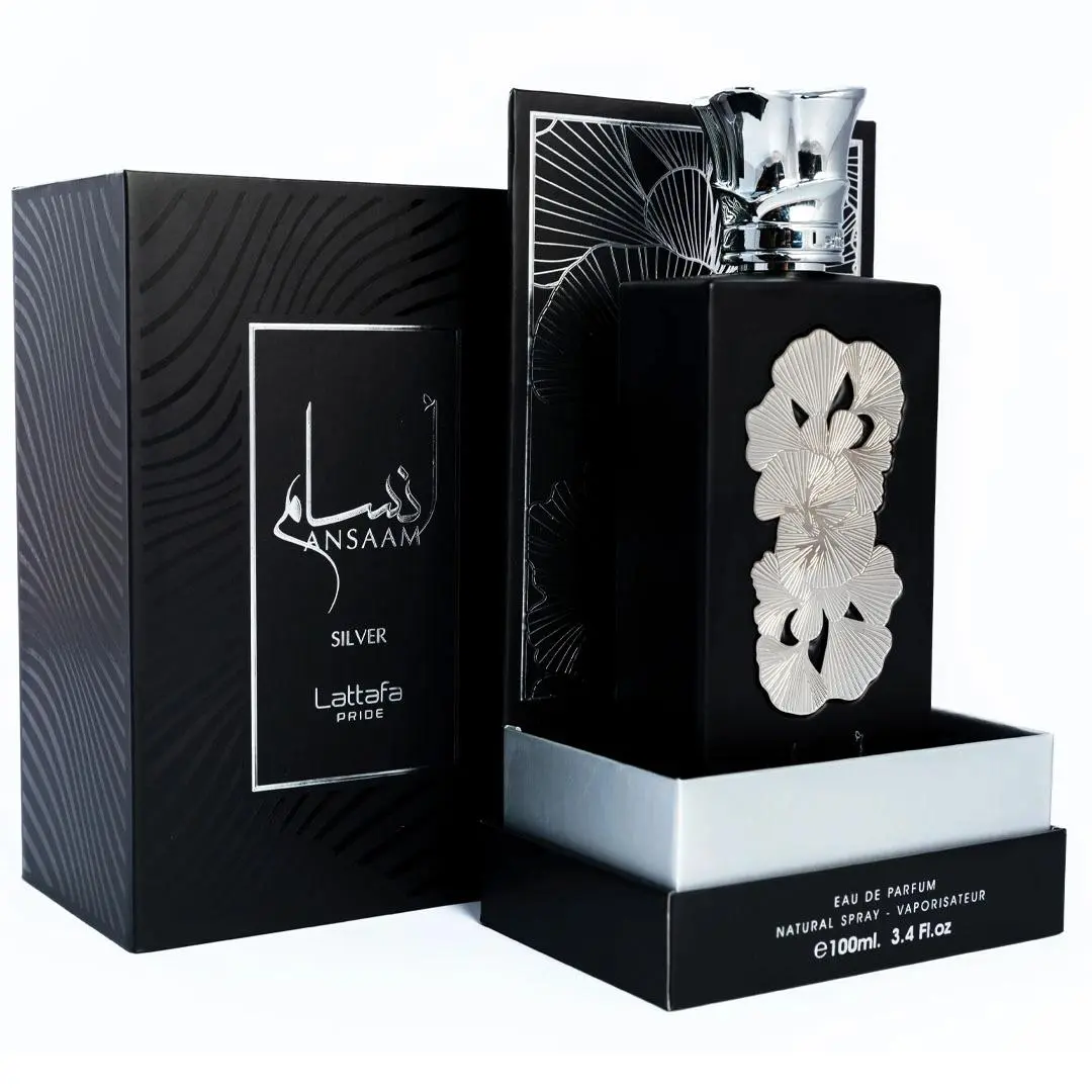 ANSAAM SILVER Perfume (Men) by Lattafa perfumes 3.4(100ml) ANSAAM SILVER Perfume (Men) by Lattafa perfumes 3.4(100ml)