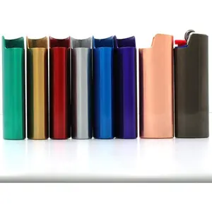 8Pcs Set Lighter Case Cover Holder for Full Size Lighter J6