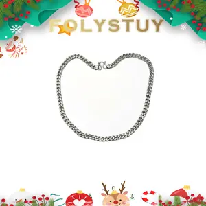 [24.4inch by 8.9mm Cuban Chain Necklace]【FOLYSTUY (Y144)】Trendy Hip - Hop Style Jewelry Necklace