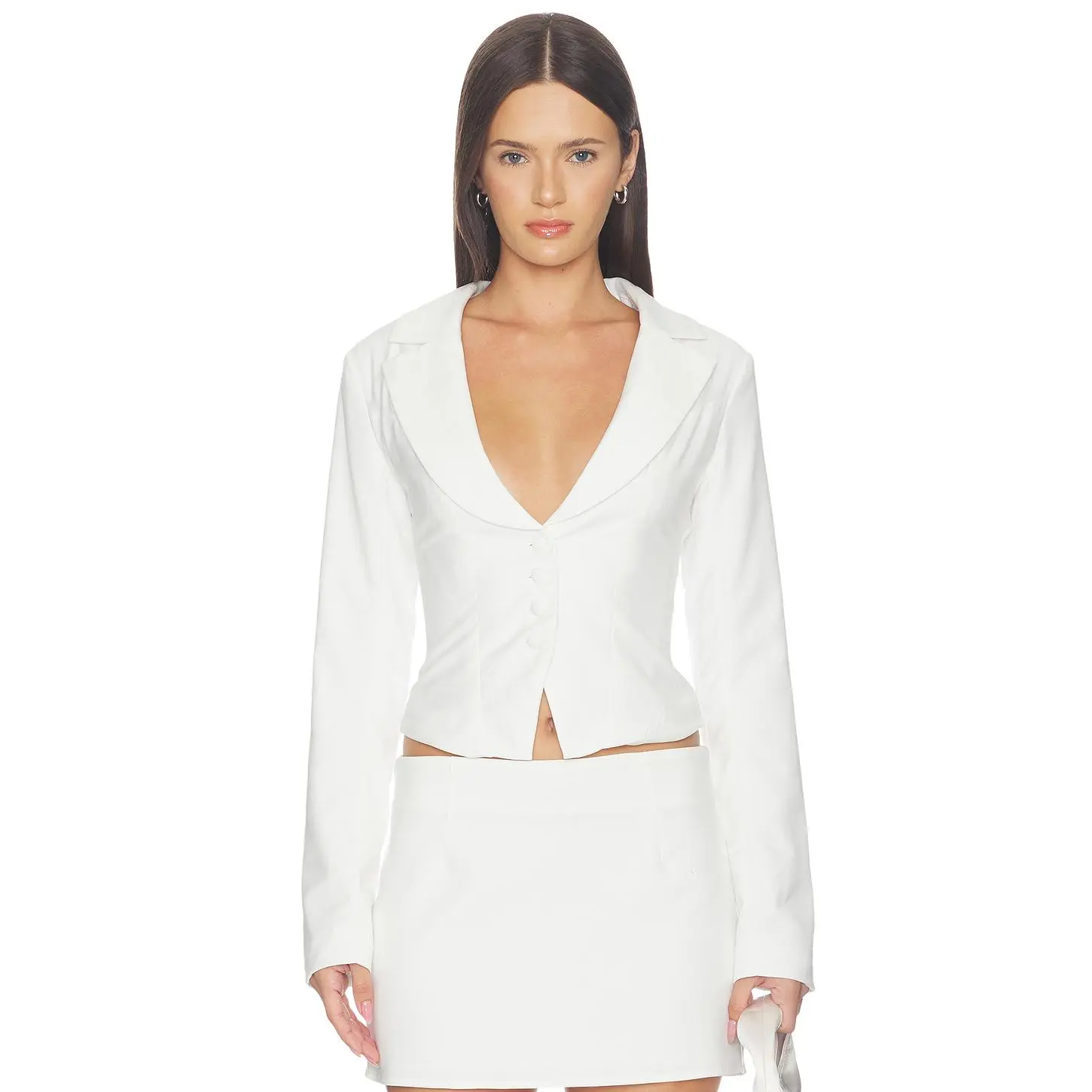 ALL THE WAYS Eliana Blazer in Ivory