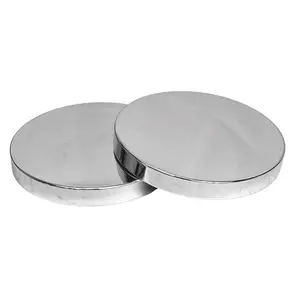Silver Metal Candle Lids - Fits 18 & 22 oz. Jars