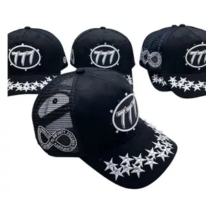 Hudson - “Stars”  777 Trucker hat - Black/White V1