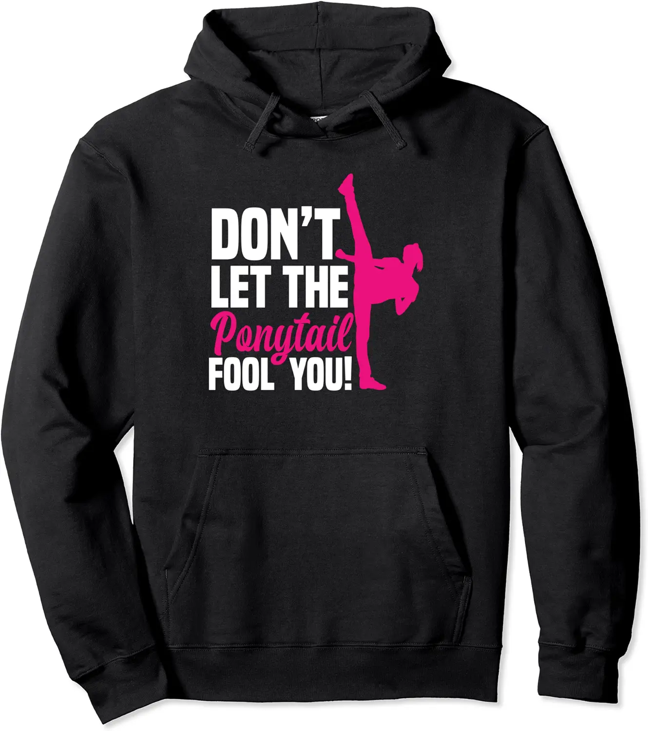 Don't Let The Ponytail Fool You Girl Funny Taekwondo Pullover Hoodie - Nallelycor Shop 76B0915F4N5W