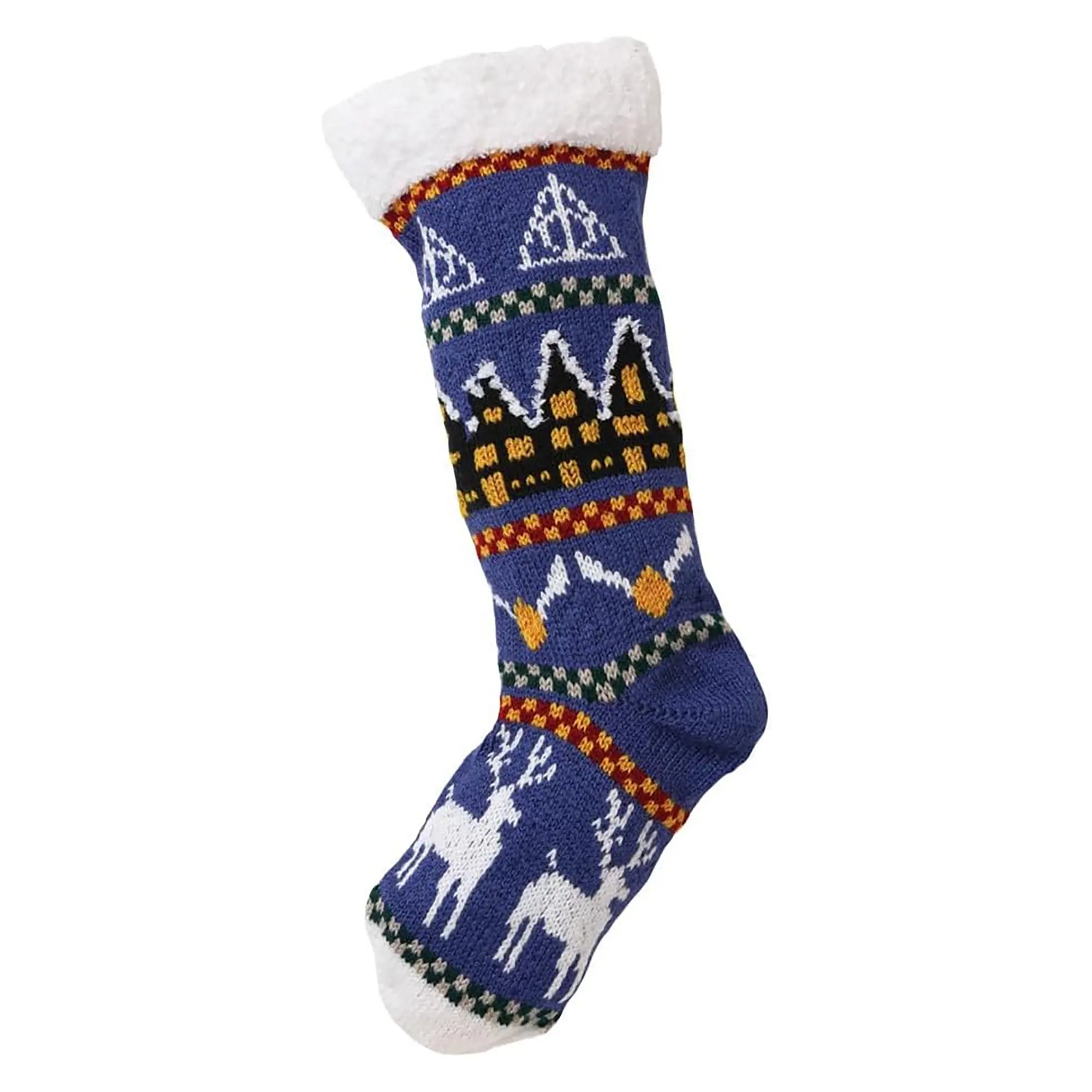 Eaglemoss Harry Potter Magical Knit Craft Set - Hogwarts Christmas Stocking Kit for Fans, with Acrylic Yarn & Knitting Needles