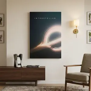 Interstellar minimalist poster space art, bedroom, office, wall decoration