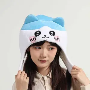 Japanese Chiikawa Cartoon Girl Hachiware Usagi Momonga Adult and Children's Photo Shoot Props Headgear Hat Gifts