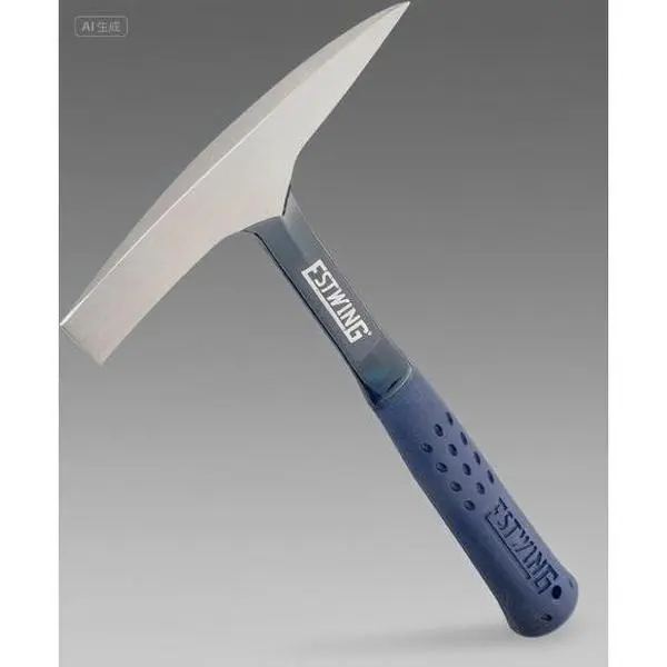 14 oz Forged Steel Chipping Hammer - Shock-Vibration Reduction Grip - Durable Slag Removal Tool - Ergonomic Handle for Comfort & Safety - Professional Grade Metalwork Repair Hand Tool
