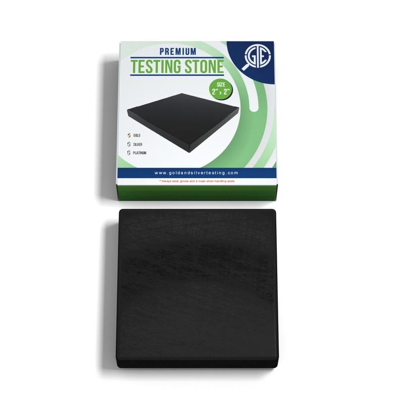 JSP Gold Silver Testing Acid Kit 10K 14K 18K Tester 6-Piece Set with GTE Scratch Test Stone for Authenticity Verification Easy-to-Use Solution