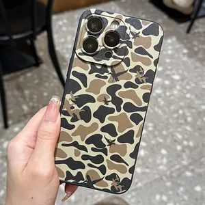 Camouflage Pattern Phone Case, Anti-drop Cellphone Protective Case, Total Protective Shockproof Mobile Phone Cover for iPhone