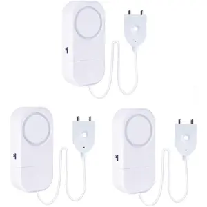 Water Leak Detector, 120dB Adjustable  Suit for Home,Water Sensor for Basement, Water Leak ,3 PCS