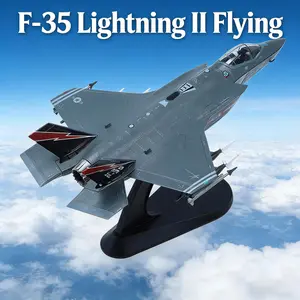 1/72 Scale F-35 Lightning II Flying Attack Fighter Jet Die-cast Military Aircraft Toy Model, Suitable For Aviation Enthusiasts As A Valentine's Day Gift, Birthday gift, And Collector's Item.