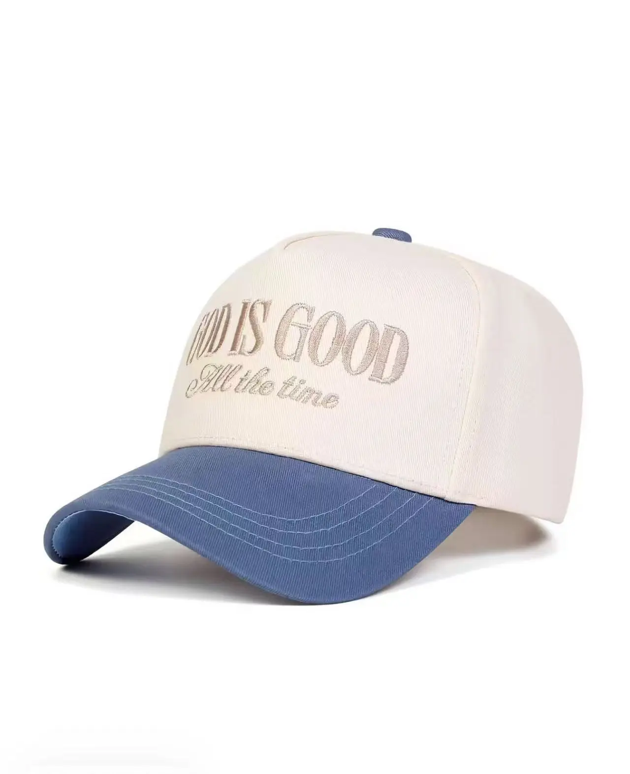 Unisex God Is Good Five-Panel Classic Baseball Cap, Adjustable Outdoor Sun Protection Hat, Casual