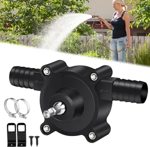 Drill Pump for Water, Electric Fluid Transfer Pump, Drill Powered Transfer Pump, Portable Small Water Pump to Remove Water, Oil, Fluid Diesel, Kerosene