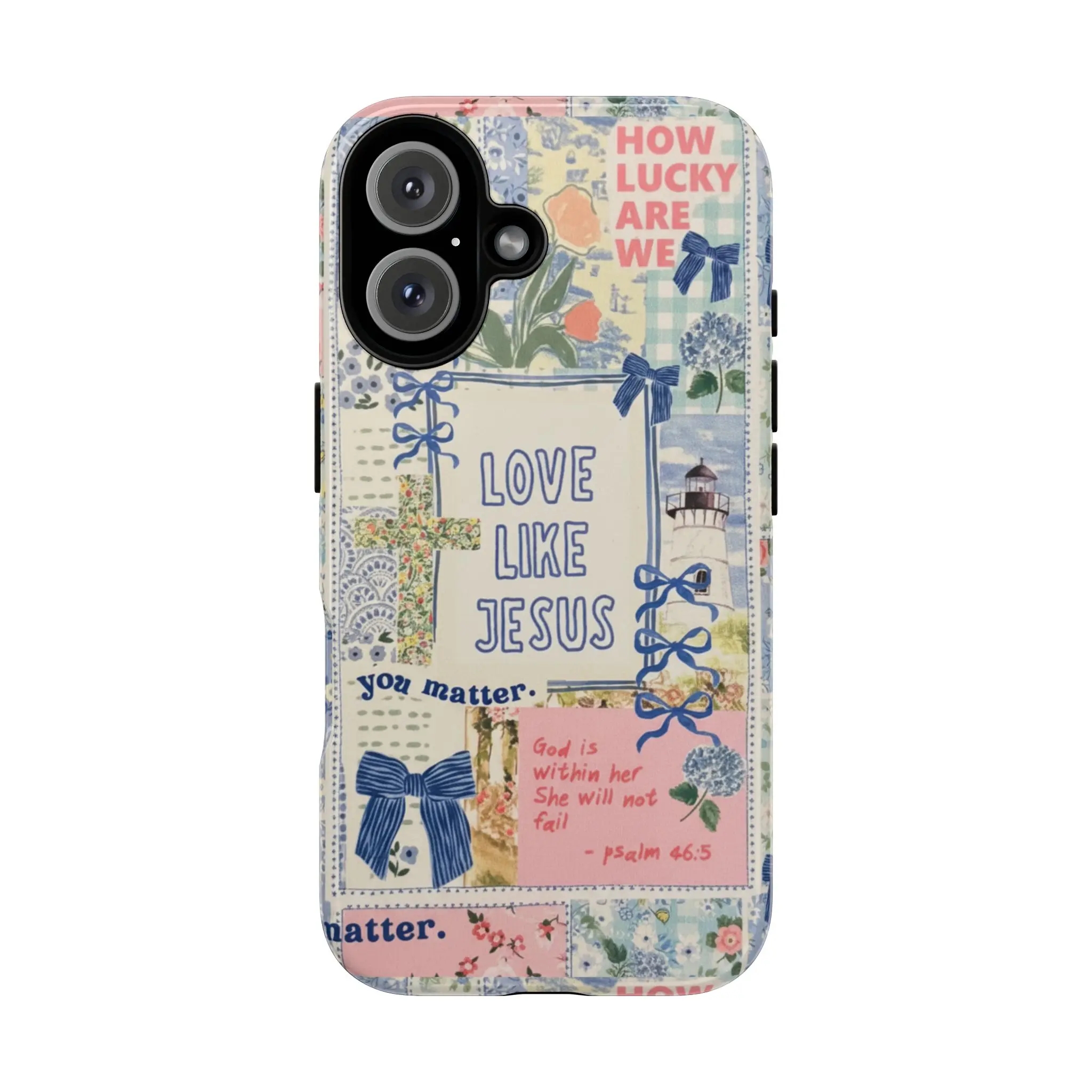 Love Like Jesus Phone Case, Cottagecore Christian Aesthetic Phone Case For iphone 17 pro case iphone 16 pro max case 15 14 13 12 11 & Samsung S25 S24 Ultra