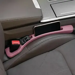 Two-Piece Anti-Slip Protection Car Seat Gap Filler, PU Leather Console Gap Filler, Universal Fit for All Cars, SUV Protection, Car Console Organizer, Car Essentials
