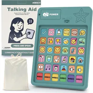 AAC Device for  & Nonverbal  and Adults, Communication Tool for  & School - 36 Preset Buttons, 6 Recording Buttons, Sensory  Toys for , Easter Basket Stuffers