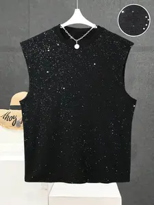 Men's Casual Graphic Vest, Tank Tops Workout, Comfortable Skin-Friendly Fabric, Stylish and Versatile, Perfect for Gym, Streetwear, and Daily Wear