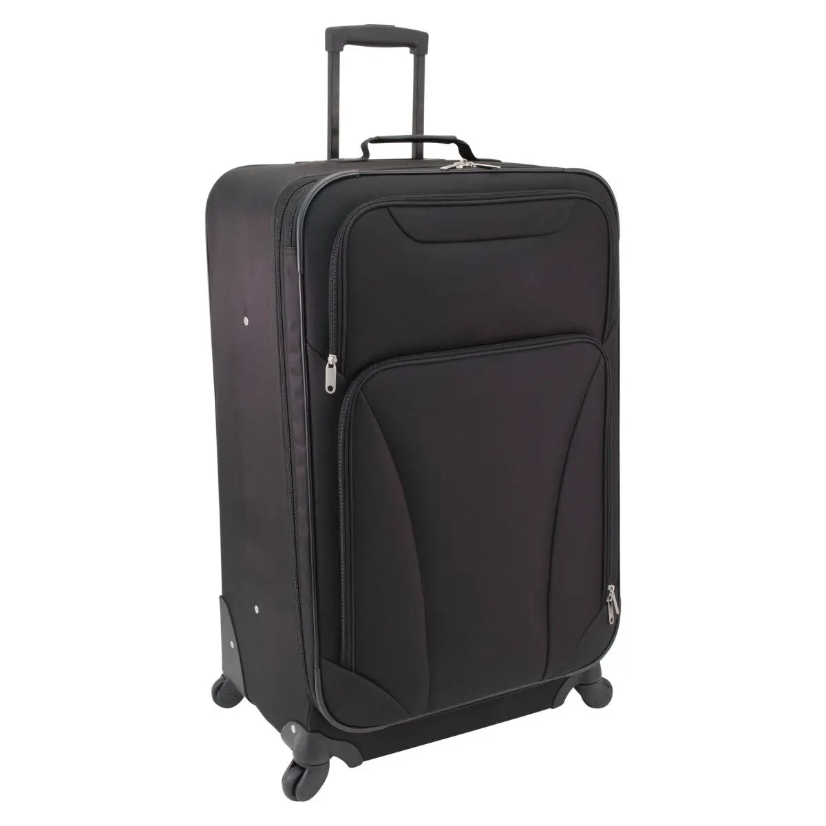 Advantus Expandable Rolling Luggage, 28-in Spinner Upright with Mercury Design