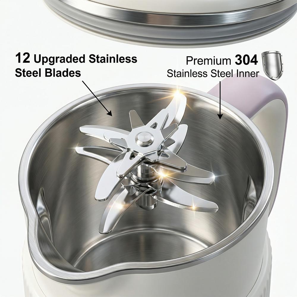 Multifunctional Juicer Blender - High Speed Stainless Steel Household Juicer Machine, Automatic Nut Milk Oat Soybean Maker with Timer & Keep-Warm, White Home Kitchen Appliance, Valentine’s Day Gift, High Speed Blender, Household Blender fathersdaygiftidea