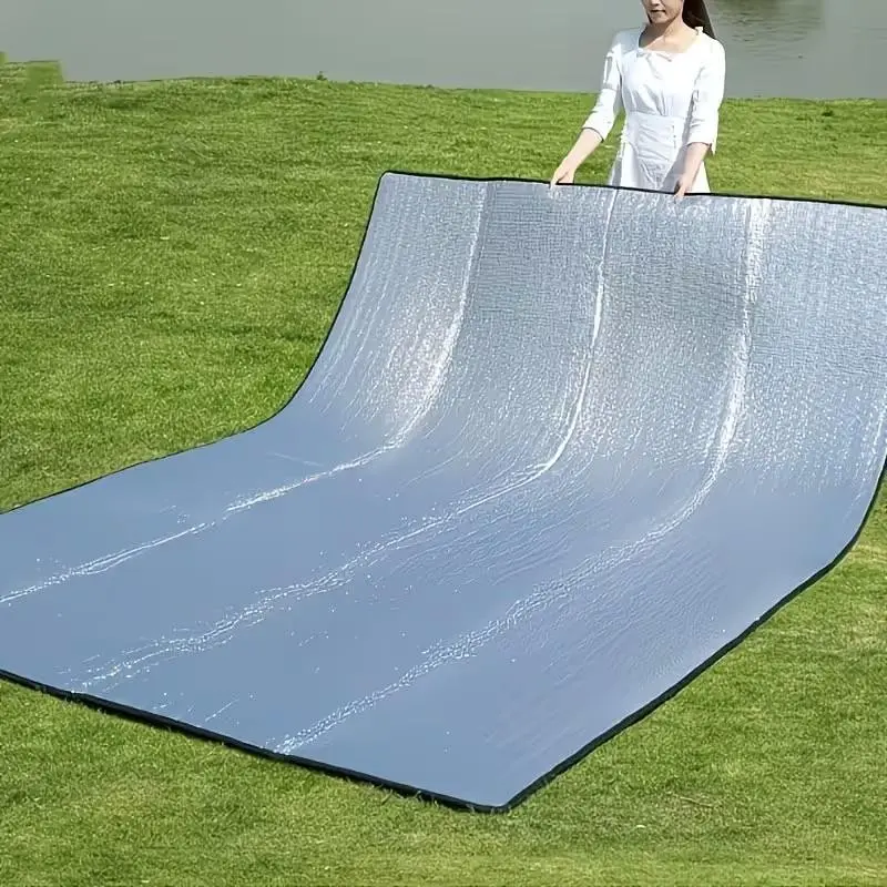 Oversized Camping Mat, 240cm X 240cm Portable Foldable Outdoor Camping Supplies Picnic Tent Mats, Easy to Clean, Ideal for Camping Hiking Vacation