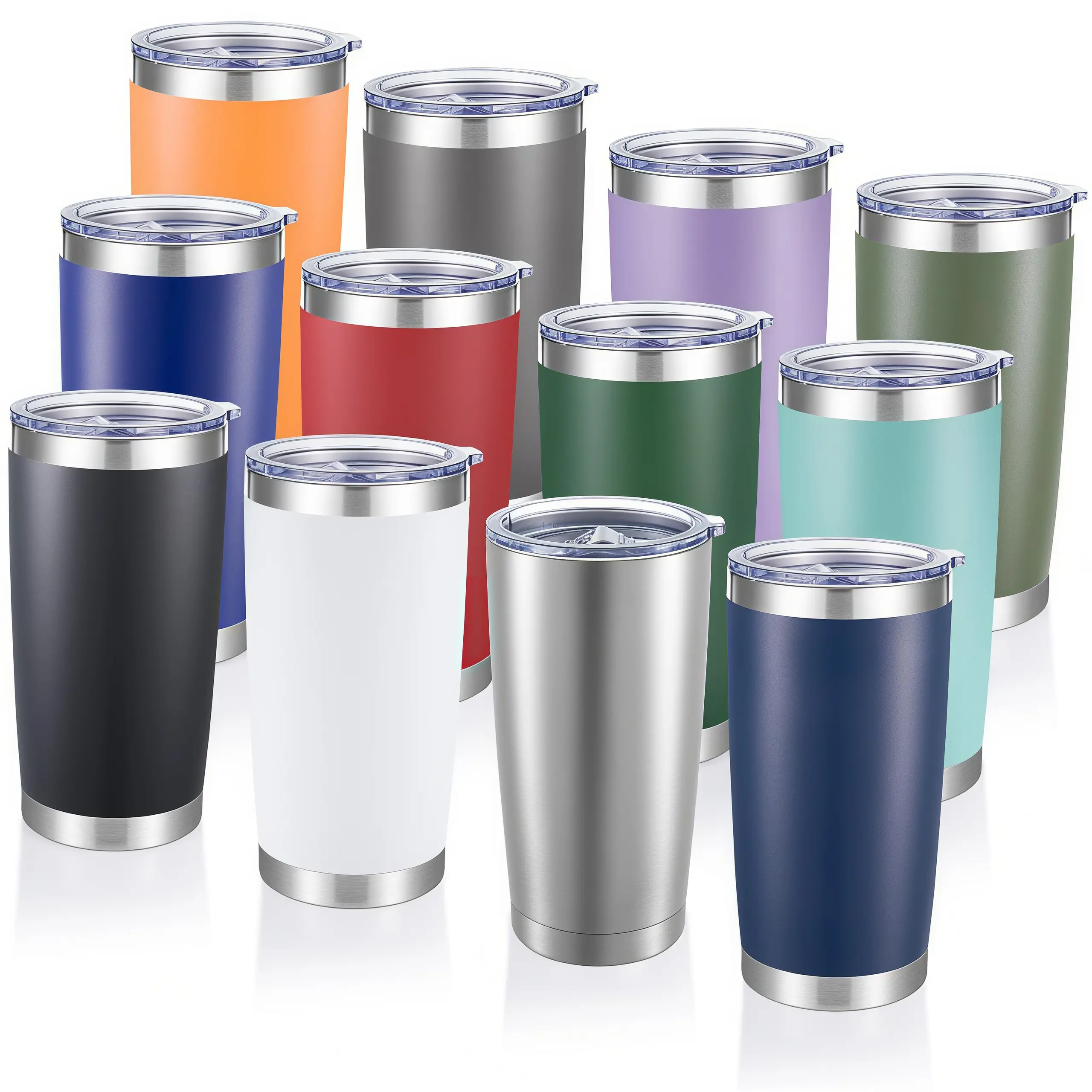LMMAKE 20oz Tumbler Stainless Steel Tumbler Cup with Lid Vacuum Insulated Double Wall Travel Mug, Durable Powder Coated Travel Coffee Tumbler Mug for Hot & Cold Drinks, 1 Pack