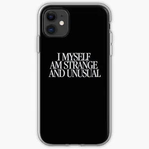 Trending Myself and Beetlejuice Culture I Strange Con Pop Comic Am Movies Unusual Movie Quote Phone Case Compatible for iPhone SE 7 8 X XR 11 12 13 14 15 16 Plus Mini Pro Max Samsung Galaxy Note S9 S10 S20 S21 Ultra Plus Cover Protector