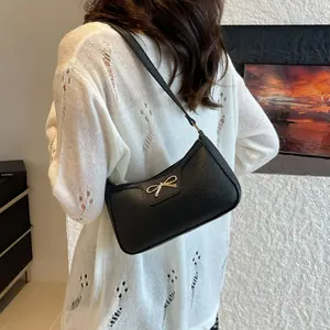 Womens Stylish Bow-Tie Western-Style Underarm Bag